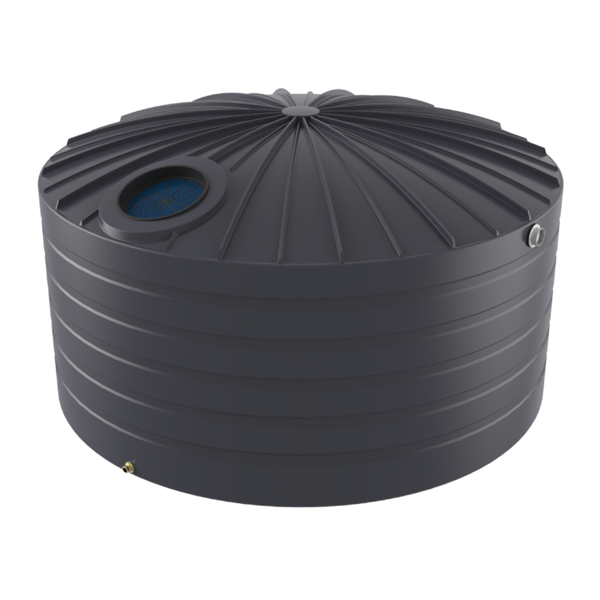 Bushmans 10,000 Litre Domed Squat Rainwater Tank TXD2200