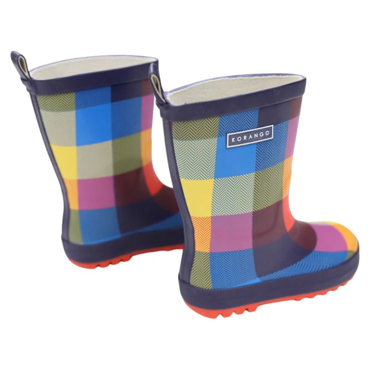 Korango Kids Gumboot - Check Red
