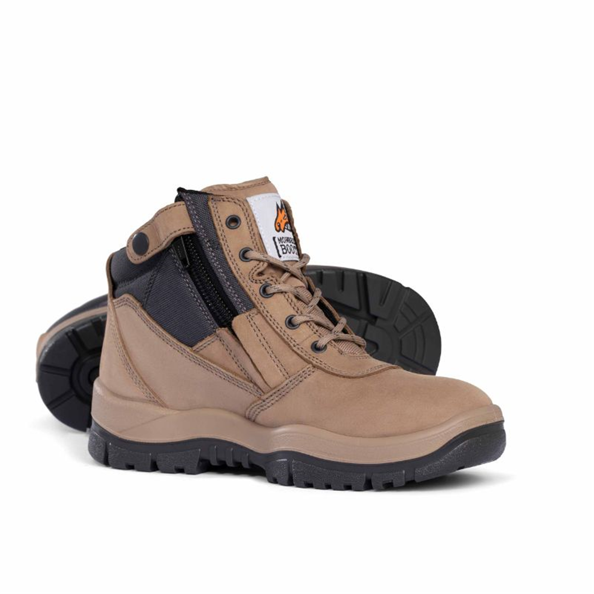 Mongrel 961060 Zipsider Boot - Stone