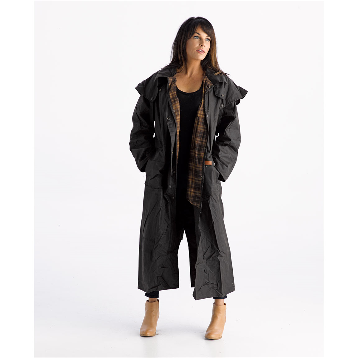 Didgeridoonas Full Length Oilskin Coat "The Franklin"