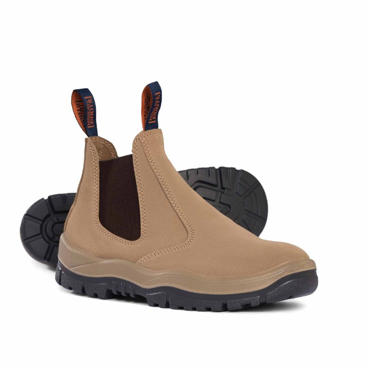 Mongrel 240040 Elastic Sided Safety Boot - Wheat
