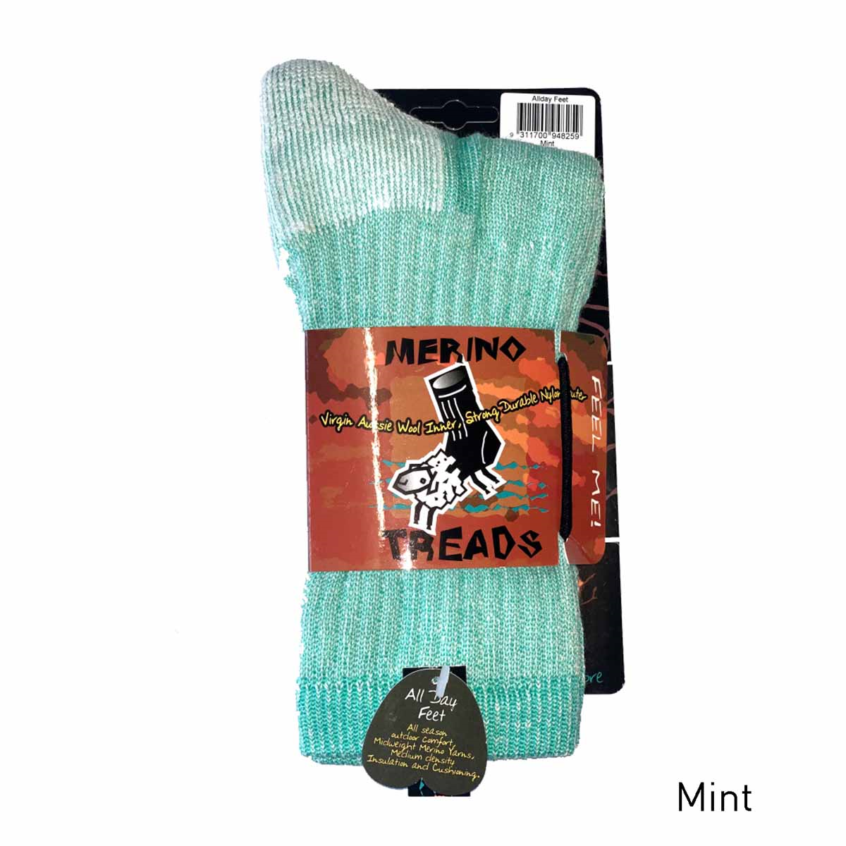 Merino Treads Allday Socks - (S) 2 - 8