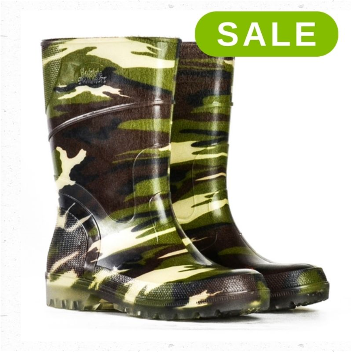 Kids Bubblegummer Gumboots - Green Camo