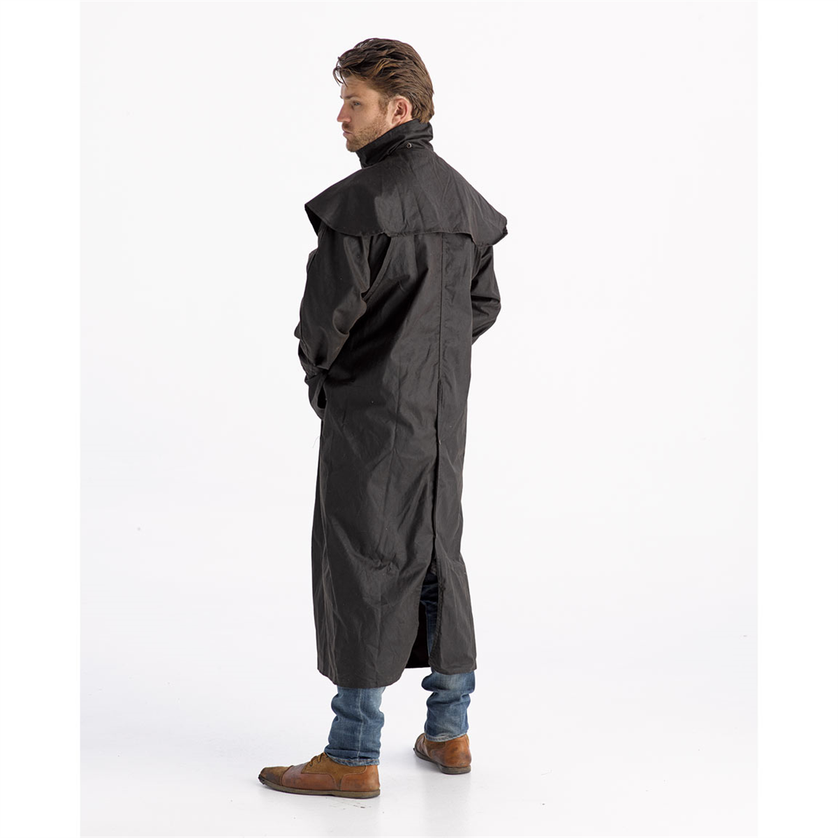 Didgeridoonas Full Length Oilskin Coat "The Franklin"