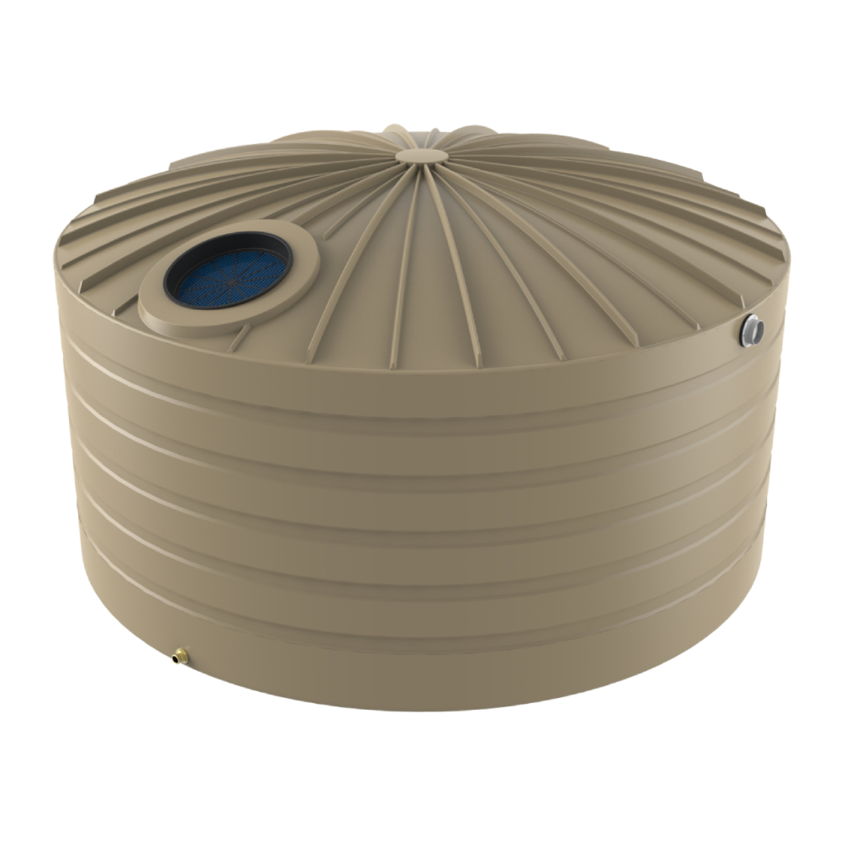 Bushmans 10,000 Litre Domed Squat Rainwater Tank TXD2200