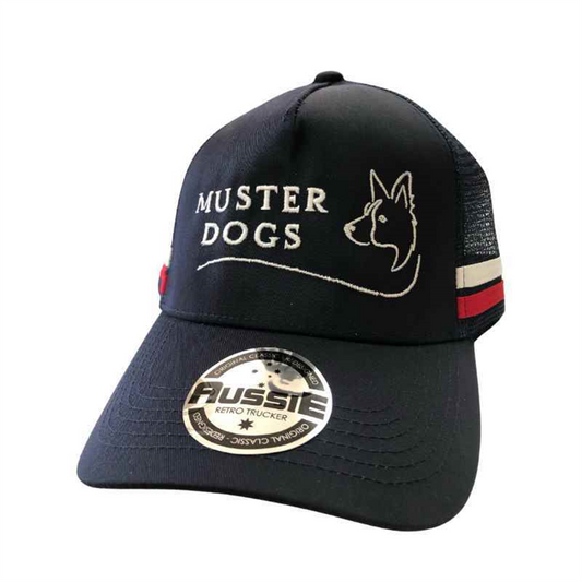 Muster Dogs Truckers Cap - Navy