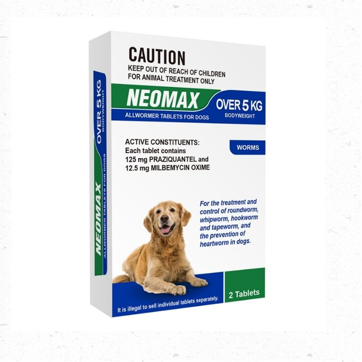 Neomax Allwormer Tablets for Large Dogs 5 - 25kg