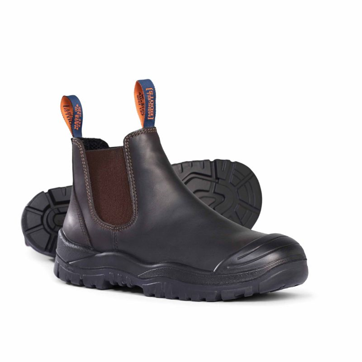 Mongrel 545030 Elastic Sided Safety Boot - Brown