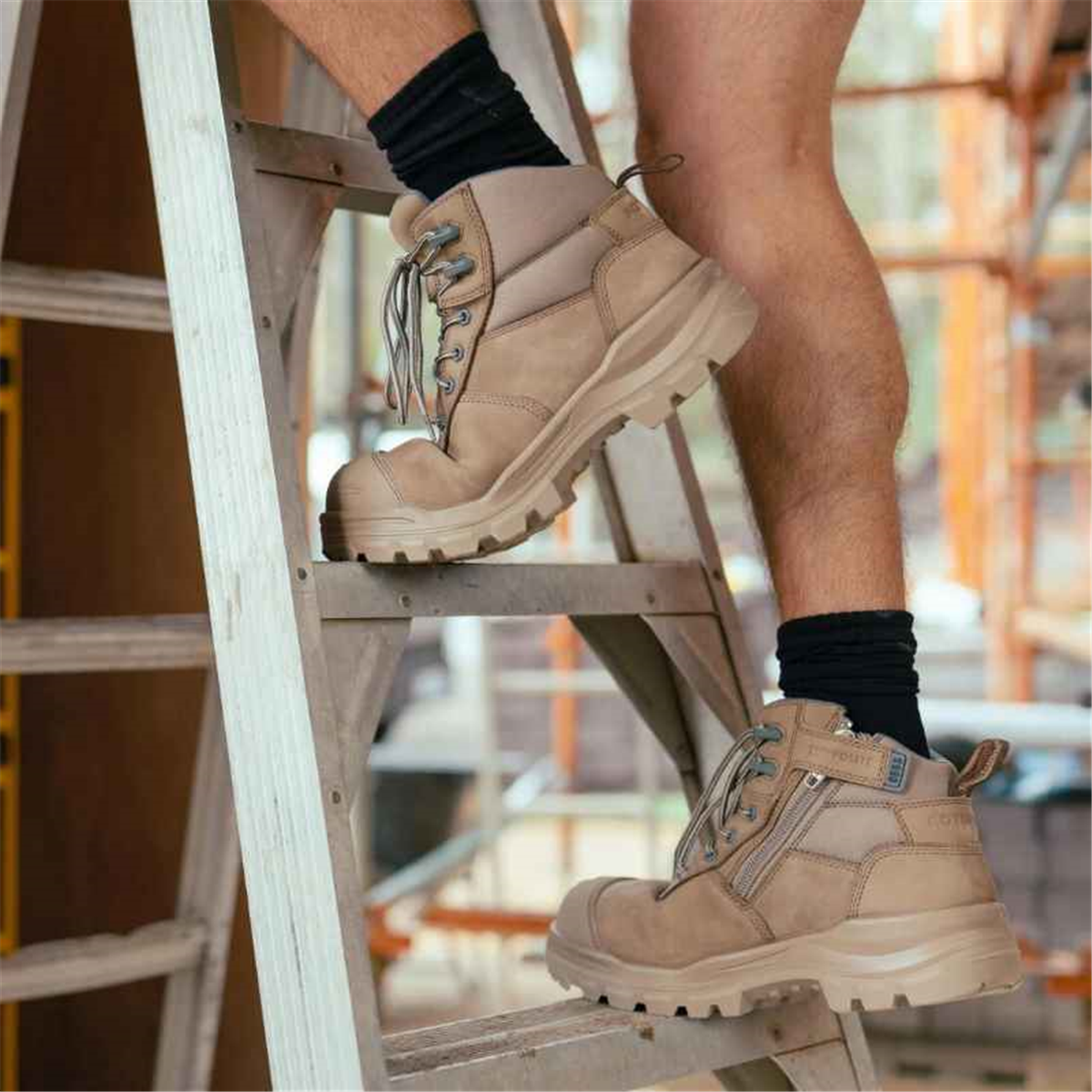Blundstone 8553 Rotoflex Safety Boots - Stone