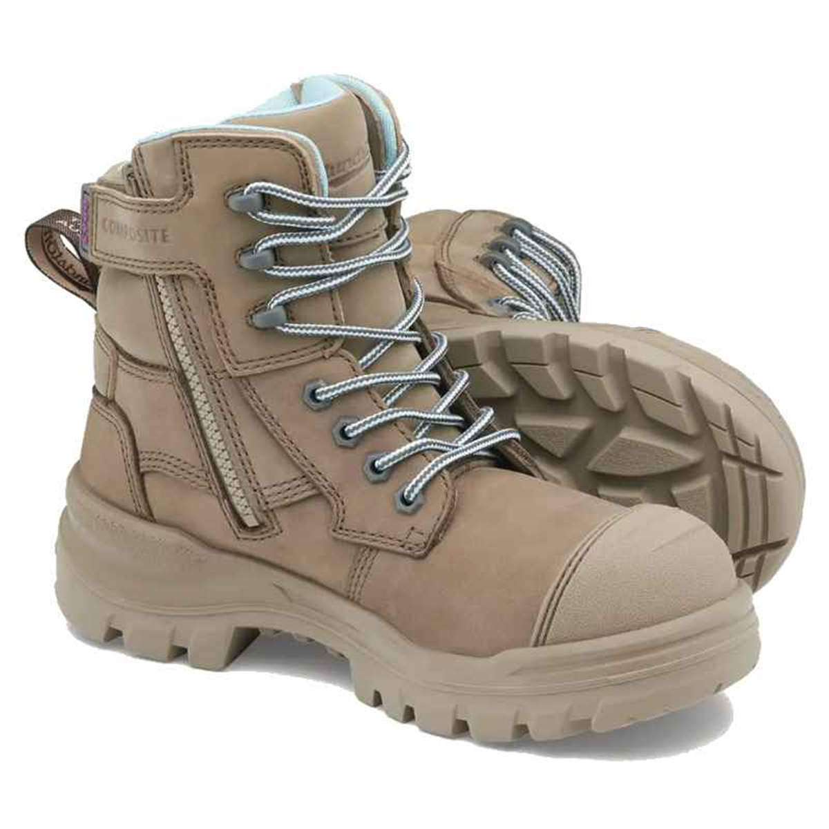 Blundstone 8863 Rotoflex Women's Safety Boots - Stone