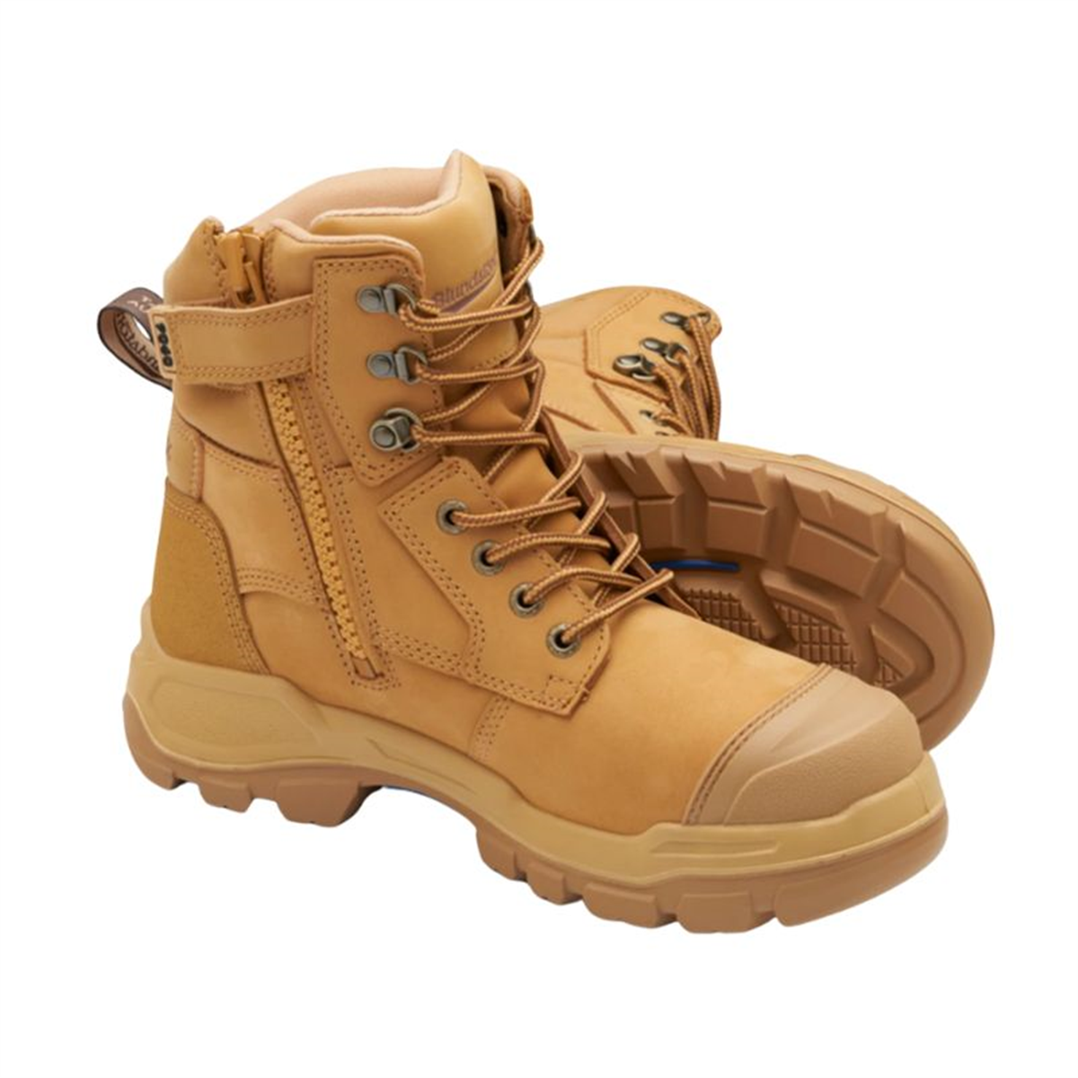 Blundstone Rotoflex Steel 9060 Zip/Lace Wheat