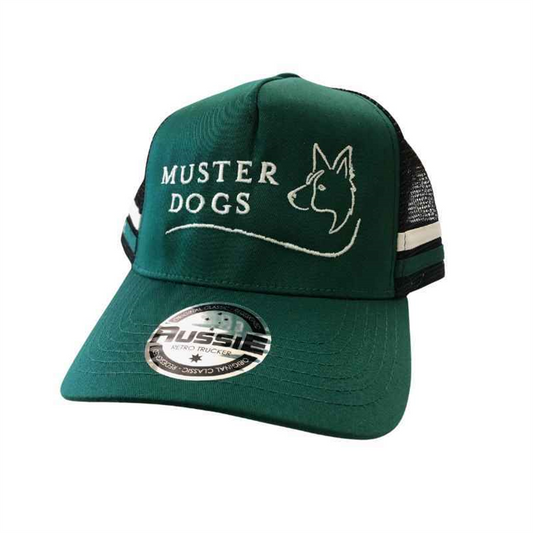 Muster Dogs Truckers Cap - Green