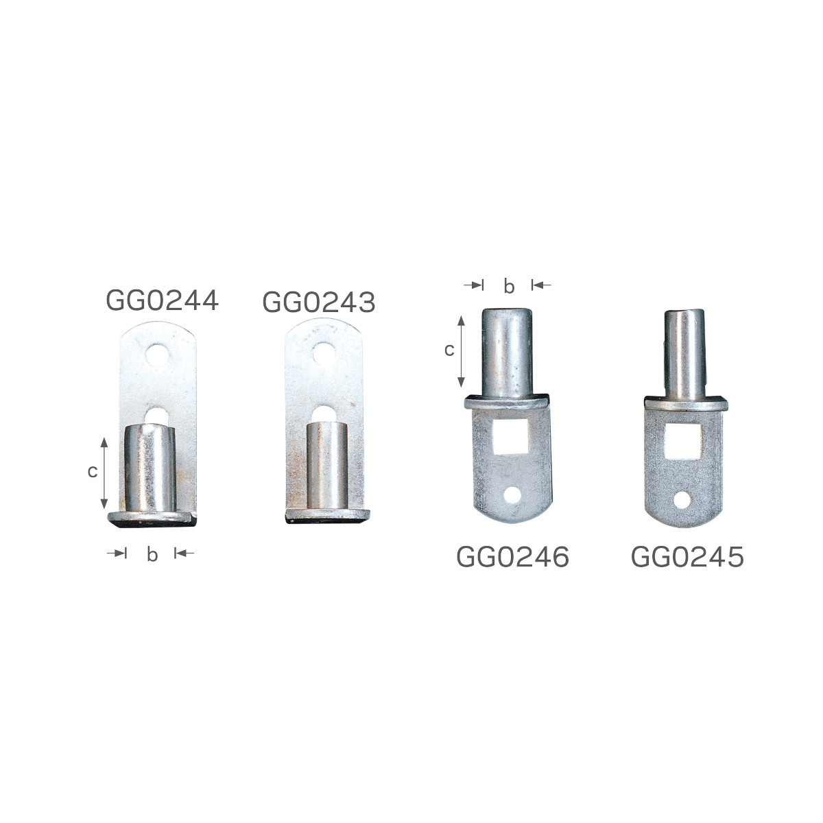 Gallagher Angle Gudgeon Bracket 25MM