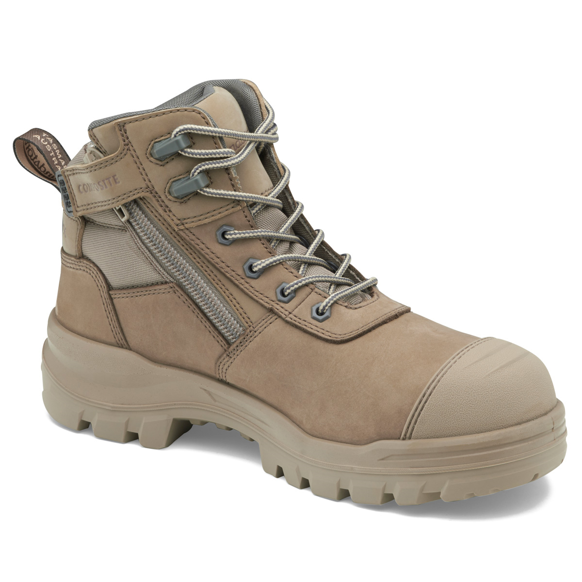 Blundstone 8553 Rotoflex Safety Boots - Stone