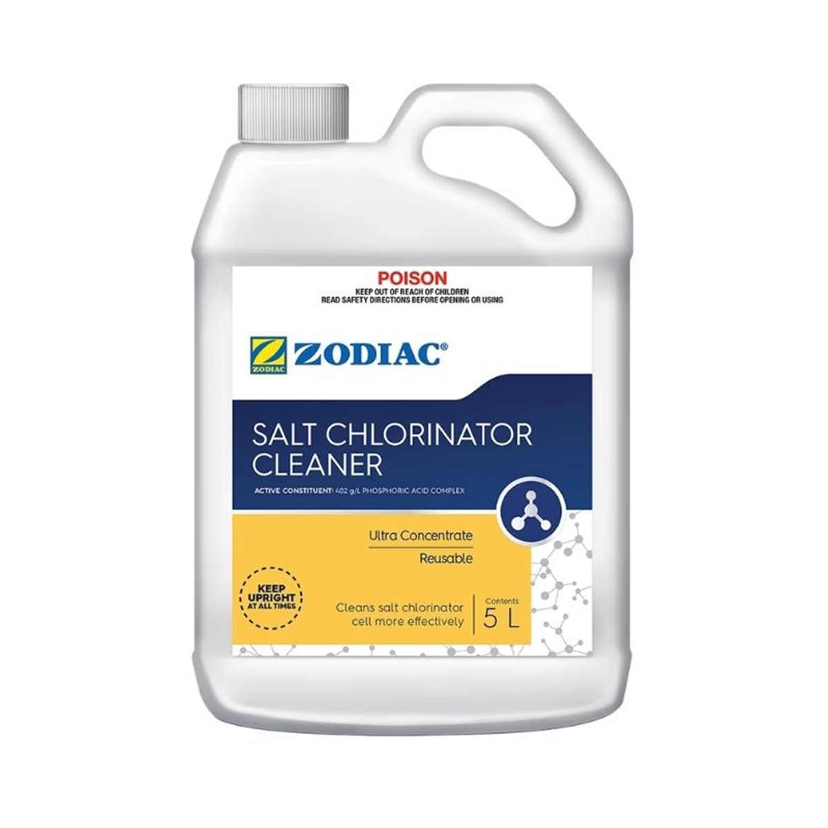 Zodiac Salt Chlorinator Cleaner - 5L