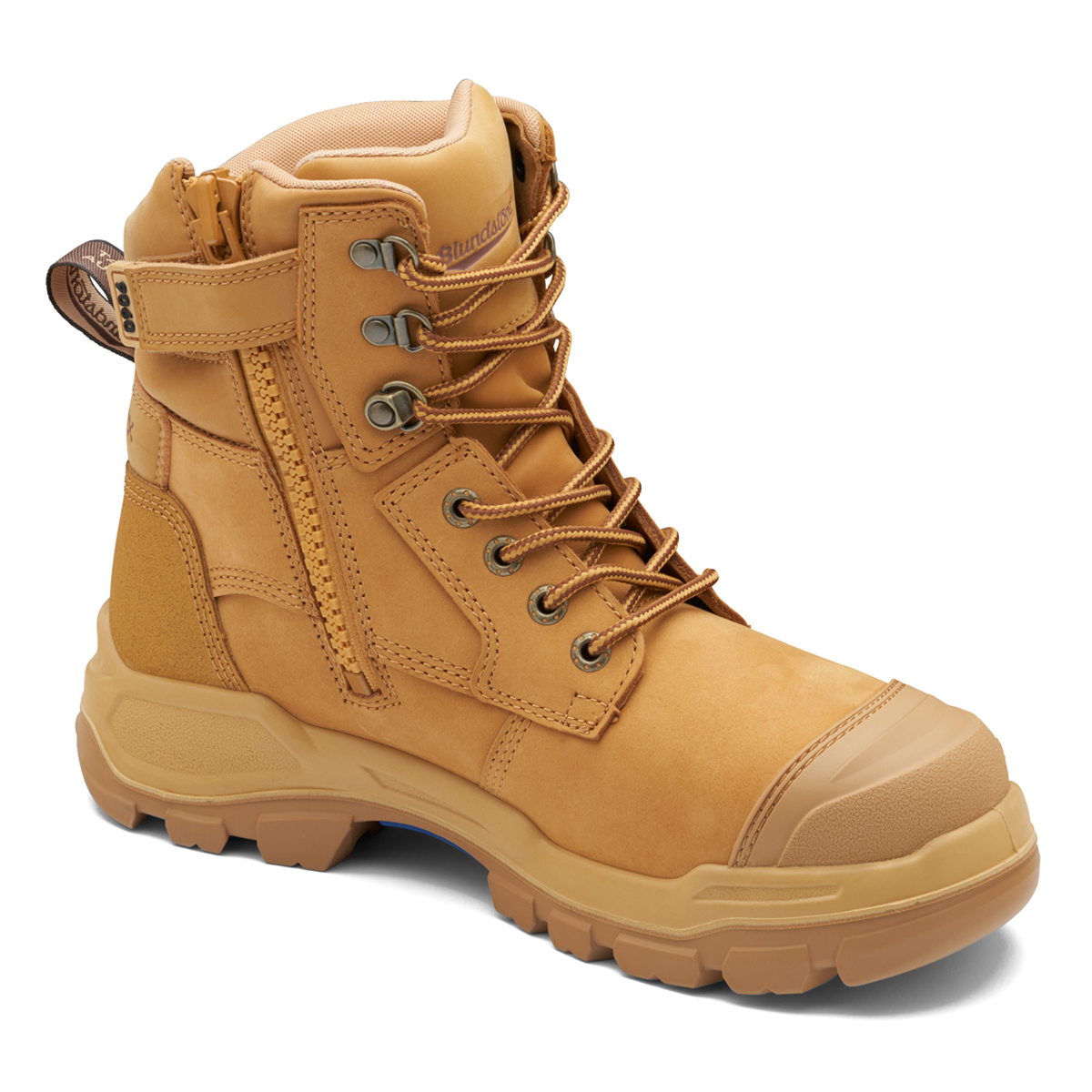 Blundstone Rotoflex Steel 9060 Zip/Lace Wheat