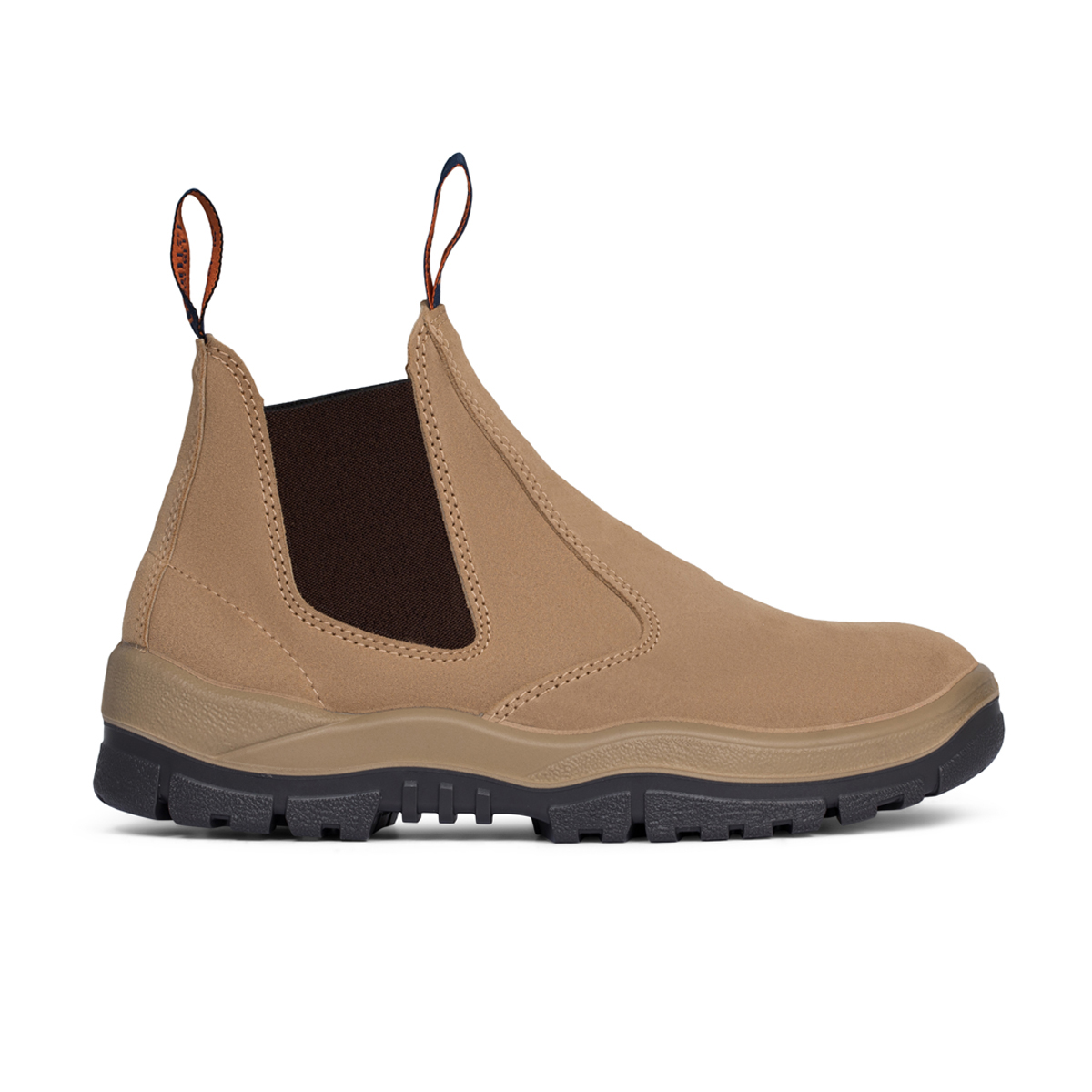MONGREL BOOTS - 240040 ELASTIC SIDED SAFETY - WHEAT SIZE 7