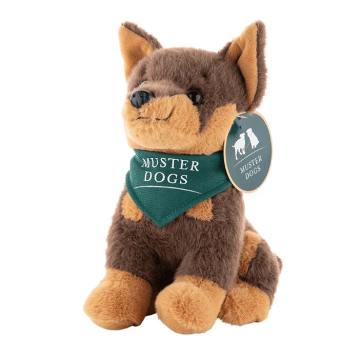 Muster Dogs Plush Toy - Red & Tan