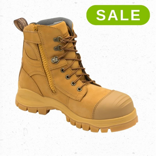 Blundstone 992 Safety Boots - Wheat - Size 7.5