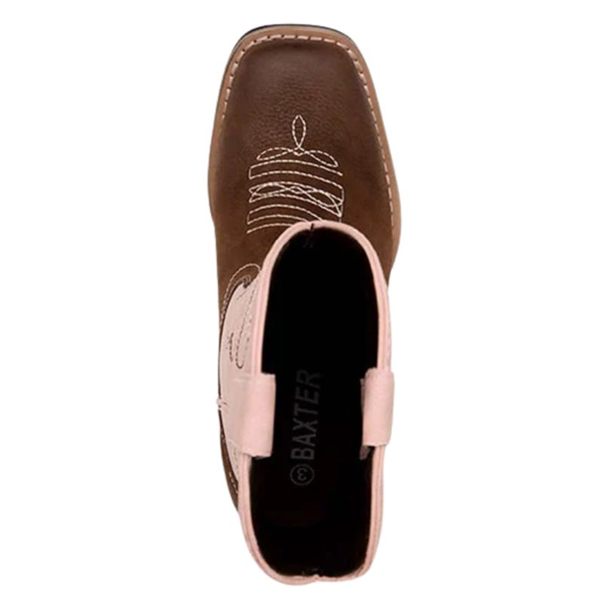 Baxter Youth Western Boots - Light Pink