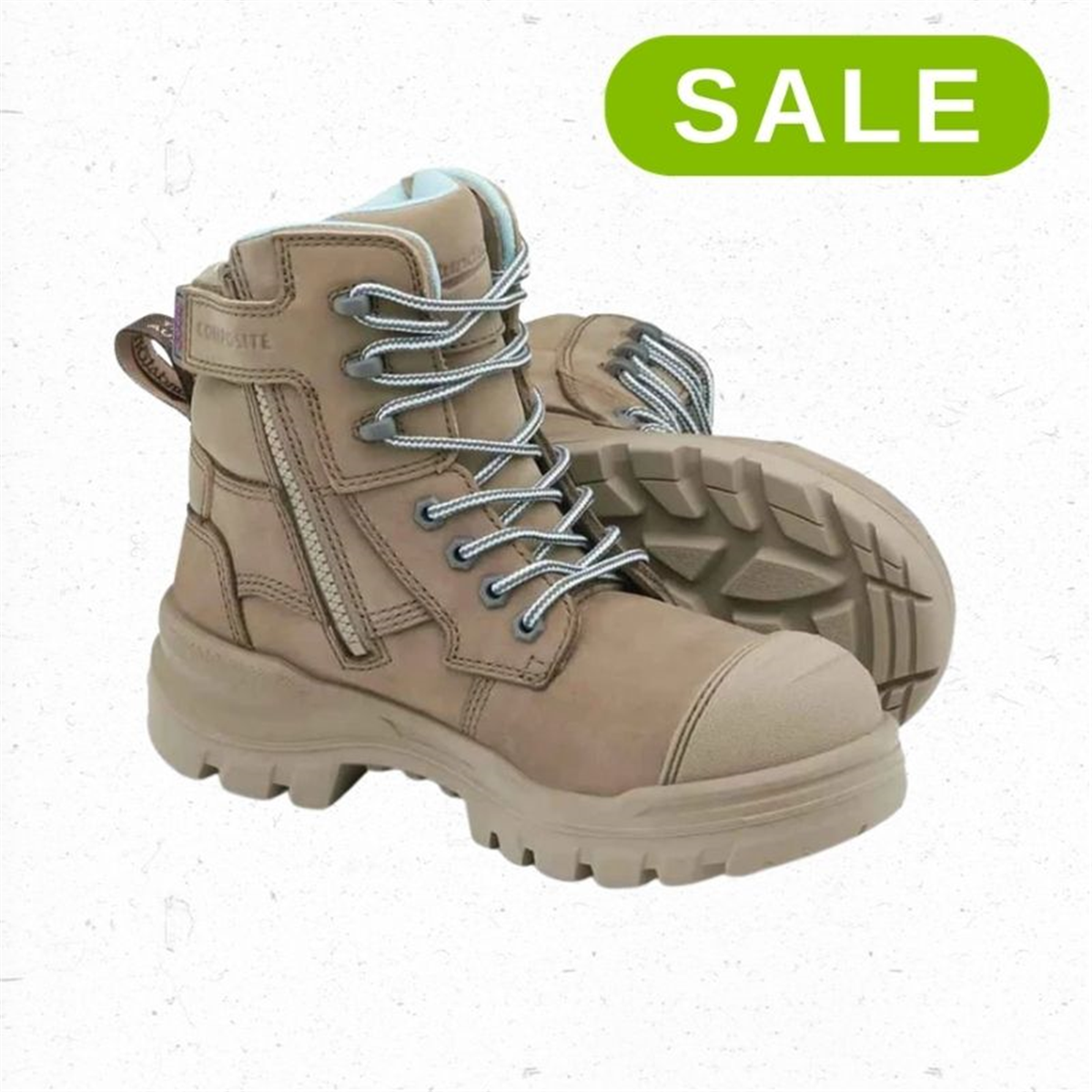 Blundstone 8863 Rotoflex Women's Safety Boots - Stone